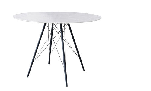 ダイニングテーブルの素材 大理石 BRIM
