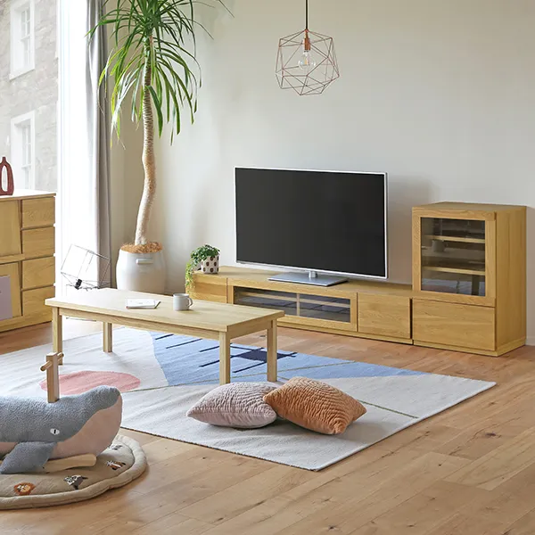 シンプルで飽きのこないナチュラルモダンなキャビネットLECCE(レッチェ)のサイズ