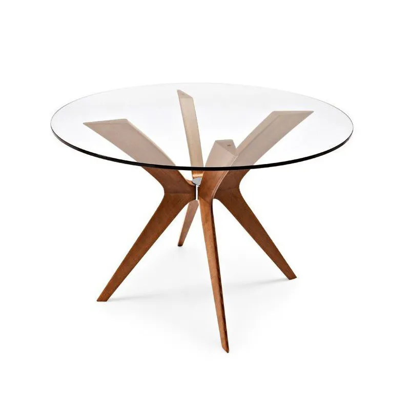 ガラスとウッドが織りなすモダンデザインダイニングテーブルCalligaris(カリガリス)「TOKYO(トーキョー)」のデザイン