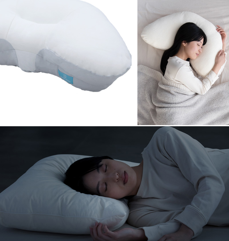 横向き寝専用枕「YOKONEGU（ヨコネグ）」のイメージ