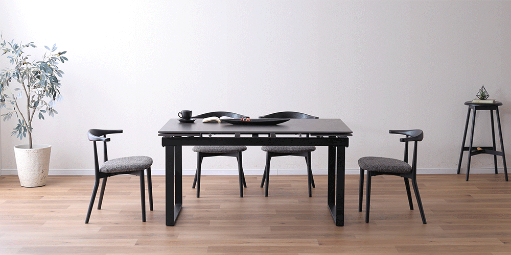 高機能のセラミックを使用した伸長テーブル「LAIL(レール)」の機能
