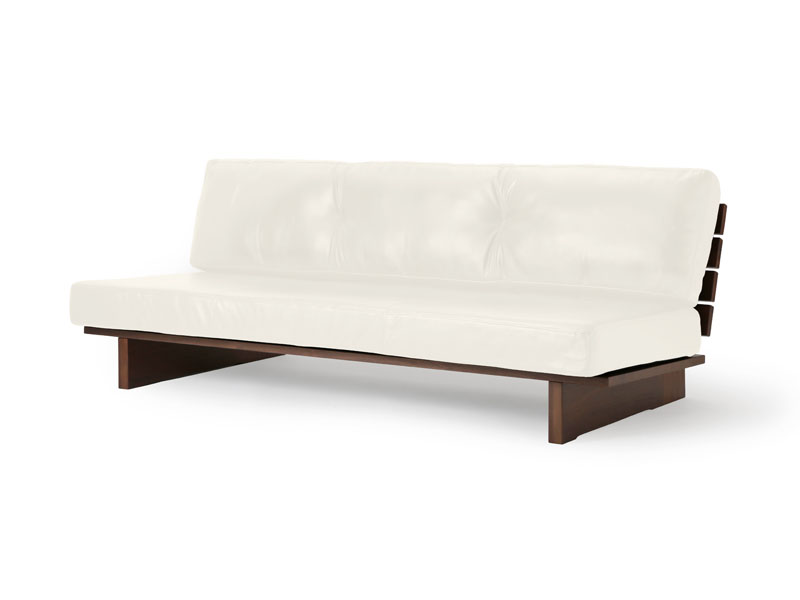 3人掛けローソファー「Blena(ブレナ)」/オーダーカラー/LEATHER WOOD/幅180cm
