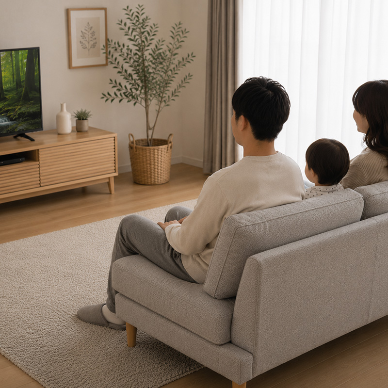 家族で使う時間が長くなる