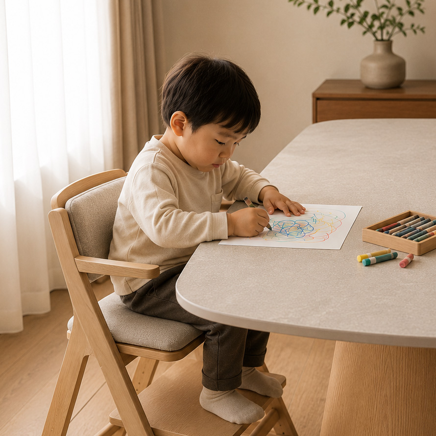 未就学〜小学校低学年のダイニングチェア